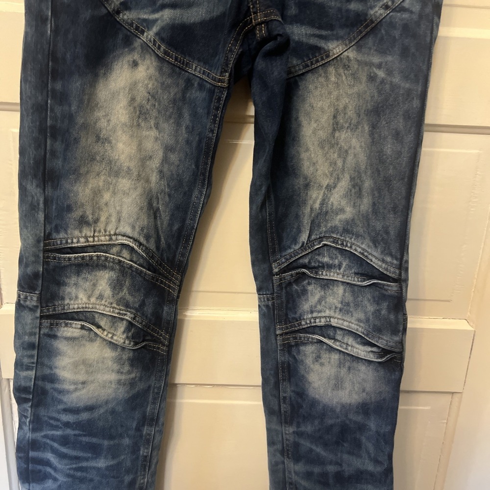Arketype Acid Wash Jeans Men 32x32 – Bleached Distressed Rock Grunge Y2K Denim